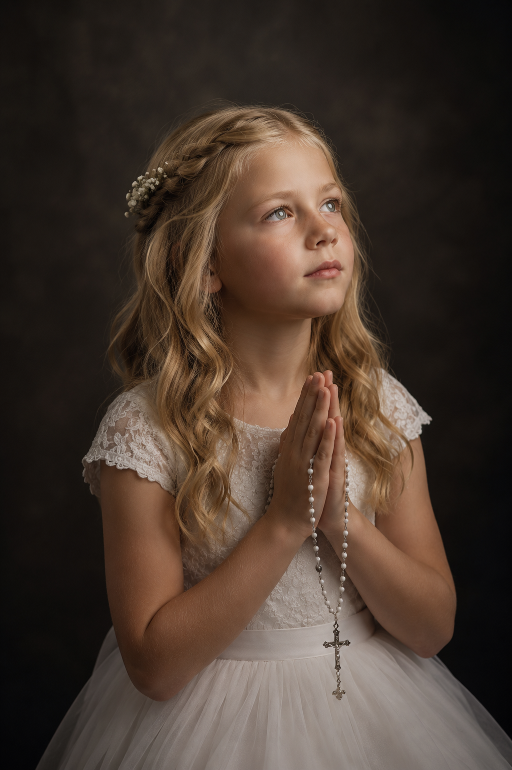 Communion photographer Dublin studio portrait