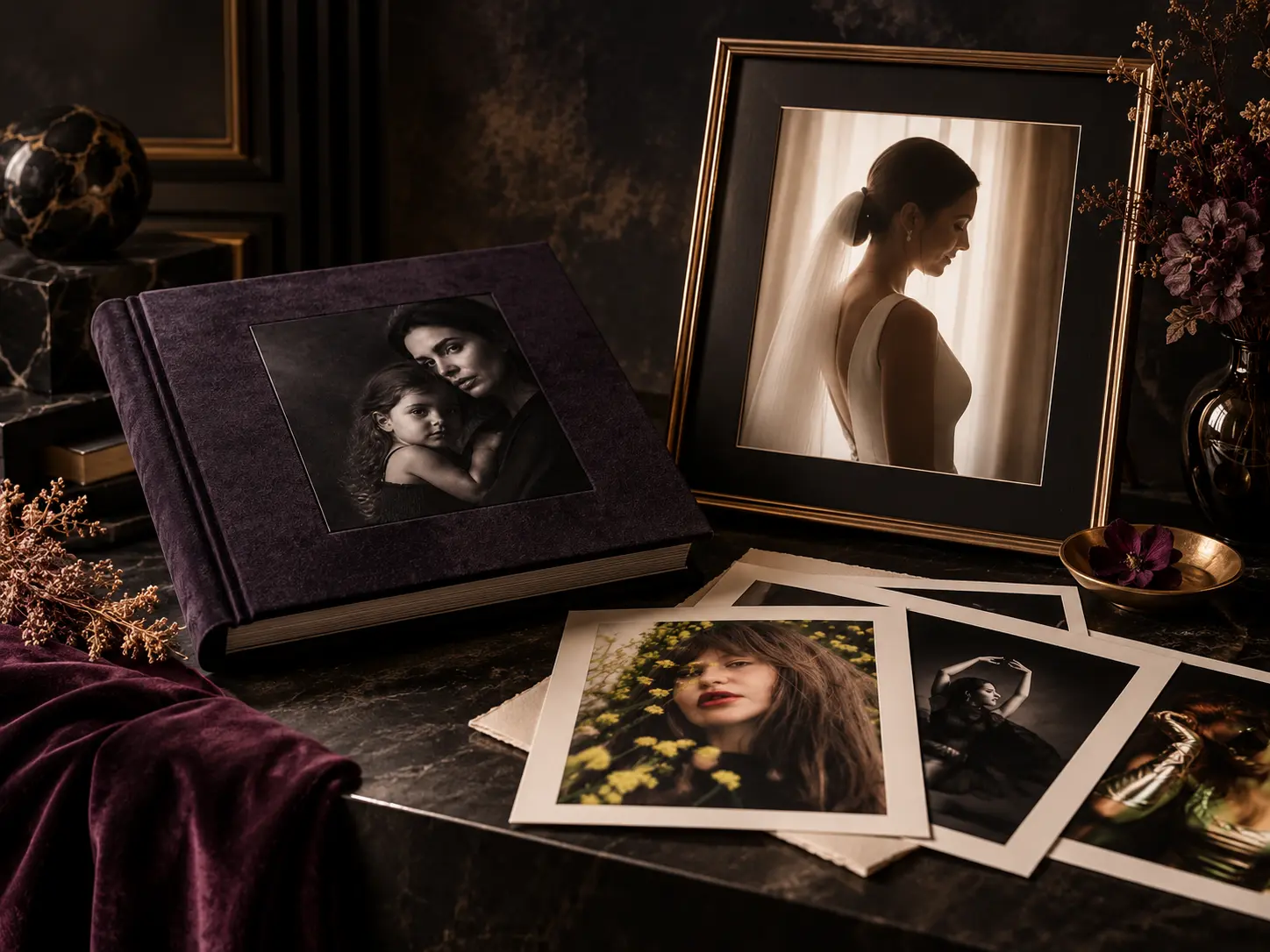 Album foto premium, printuri Fine Art și portret înrămat Bianca's Photography