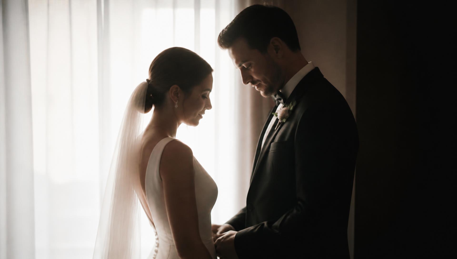 Wedding photographer Dublin cinematic couple portrait